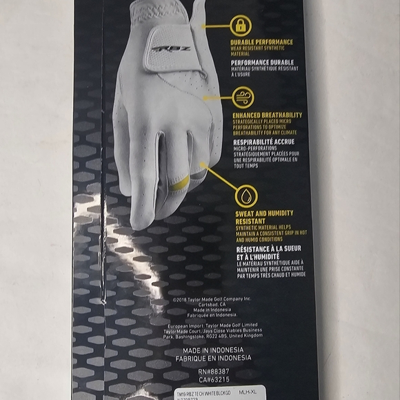 Taylor Made LH-XL RBZ Tech Golf Glove - Picture 3 of 3